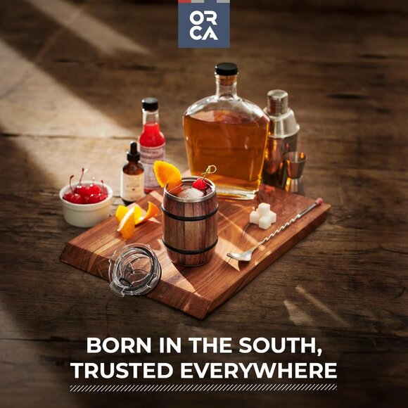 ORCA Barrel 12oz | Temperature Insulated, Stainless Steel Tumbler - Picture 6 of 9